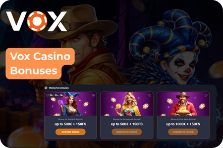 vox casino bonuses and promotions in the app